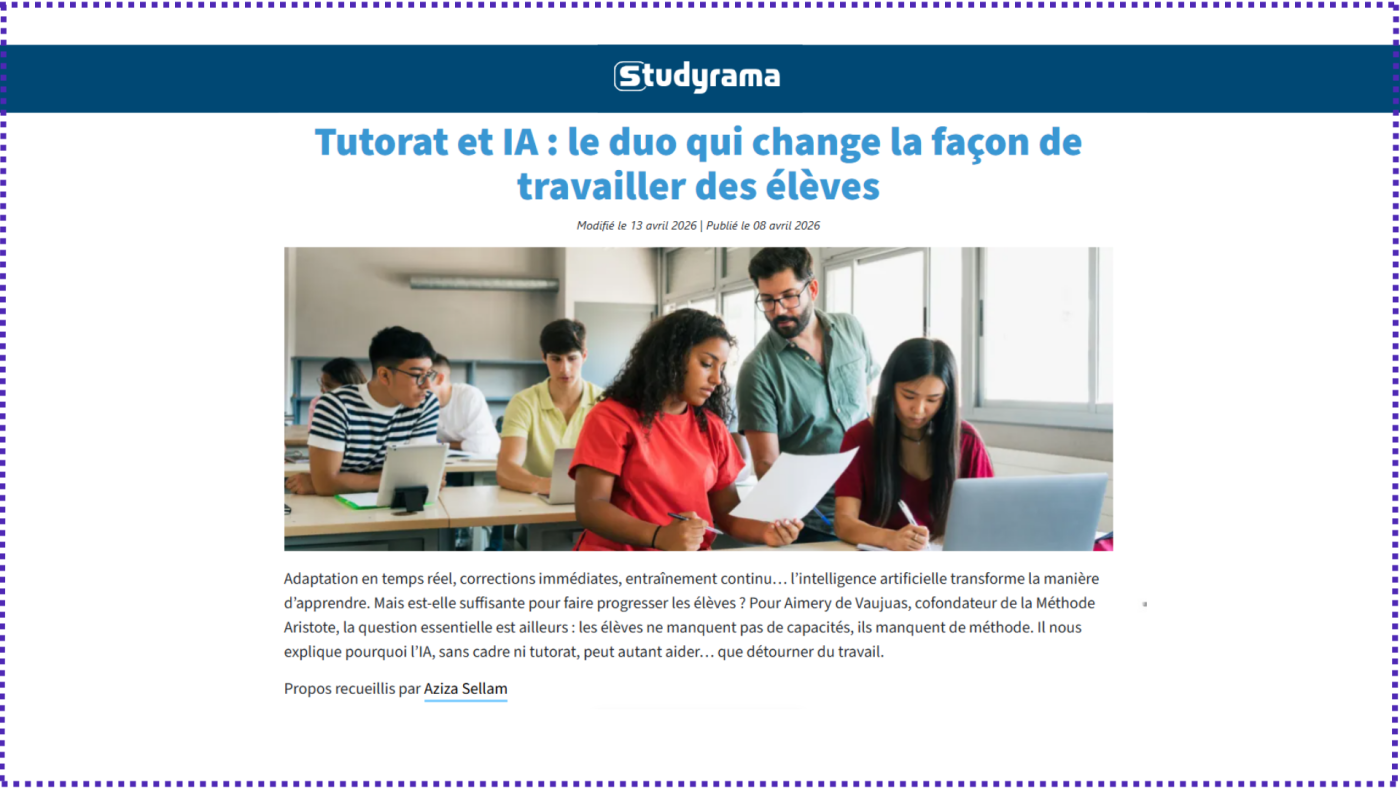 Tutorat et IA : le duo qui change la façon de travailler des élèves