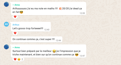 J'ai l'impression de tricher maintenant